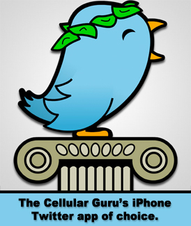 TheCellularGuru's choice Twitter App for iPhone